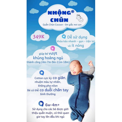 Quấn nhộng Cocoon Size S - Size M - Size L